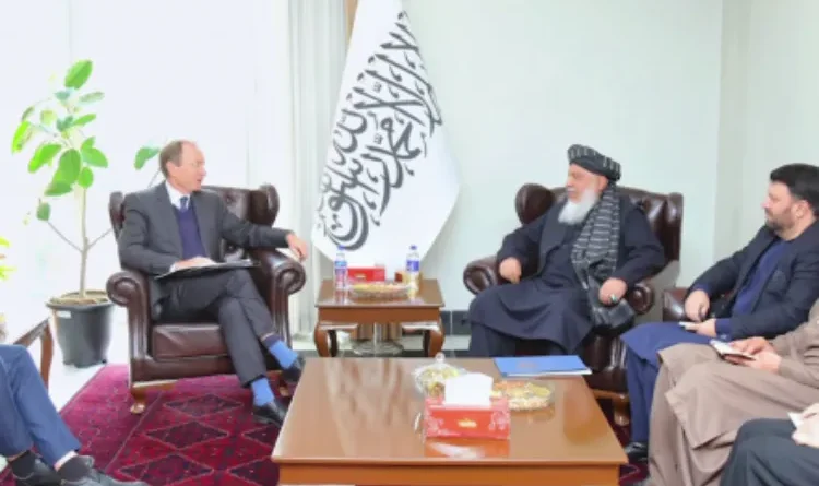 Discussion on strengthening bilateral relations between Islamic Emirate and Britain