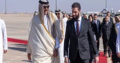 Qatar's Emir Sheikh Tamim bin Hamad al-Thani made a historic visit to Syria, the first Arab leader to reach Damascus after the fall of Assad