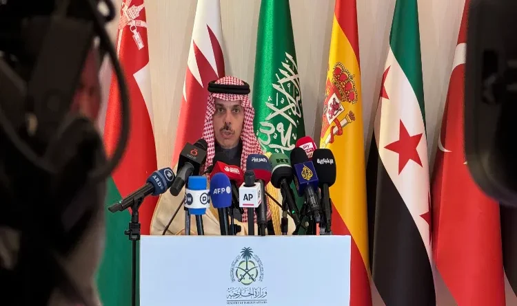 Saudi Arabia calls for lifting sanctions on Syria, appeals for global cooperation and humanitarian aid