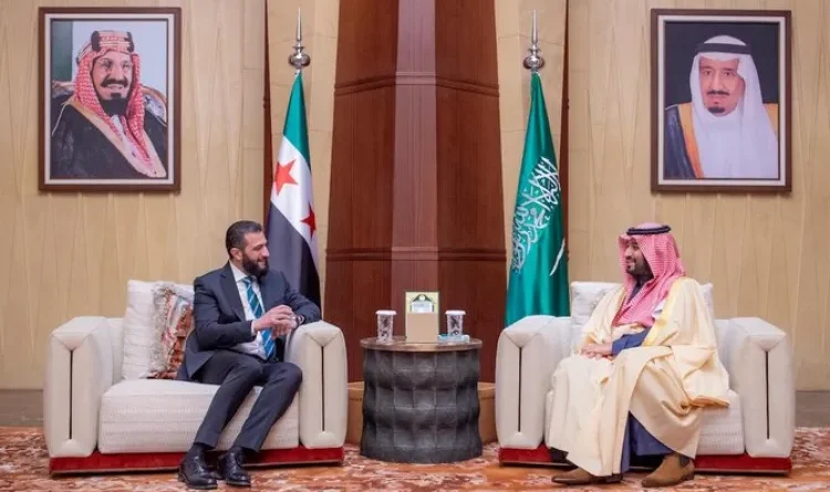 Syrian President meets Saudi Crown Prince in Riyadh