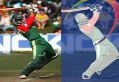 The IPL logo was designed inspired by the shot of which Muslim batsman?