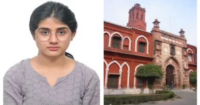 AMU's French student Shada Khan got a golden opportunity for international internship in France, the only representative from UP