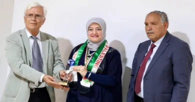 Palestinian Writer Sana Al-Shalan Wins Zahret Al-Madin Festival Award; Honored in Amman by Samana Association
