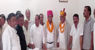 Subhash Maharia honored the Haj pilgrims in Sikar, said – Haji returned with the message of unity of the country