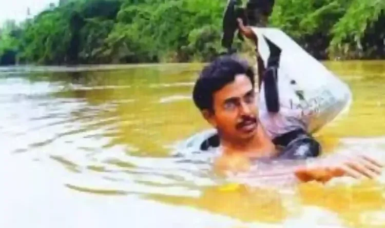 Swimming one kilometre every day to reach school: Abdul Malik's example has become an inspiration
