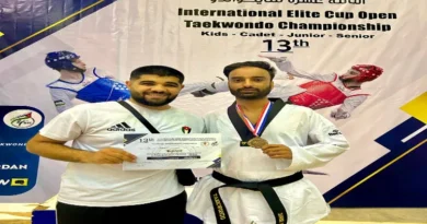 Danish Manzoor of Baramulla created history in Taekwondo, won bronze medal for India in Jordan