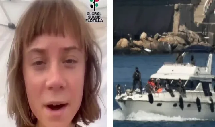 The Israeli navy stopped the aid flotilla; several activists, including Greta Thunberg, were arrested.