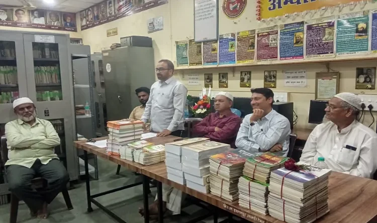 Islampur: Book distribution at Nishat Library, 250 books and copies of the Quran donated.