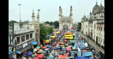 Hyderabad ranked 18th among the 'dirtiest cities' in a global report, with the Charminar area in a shambles.