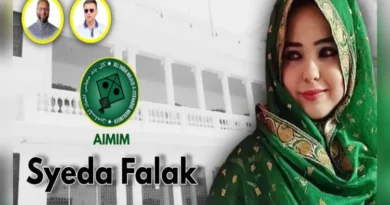 Confidence in her hijab, fire in her voice: Sayeda Falak has emerged as a new force in Maharashtra politics.