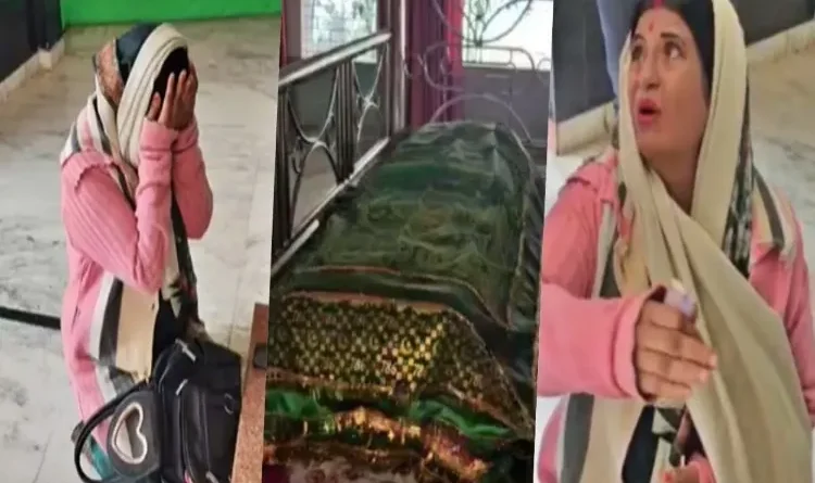 Despite the dome of the Deoria shrine being damaged, Rani Tiwari fulfilled her 12-year-old vow.