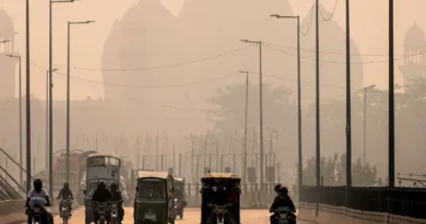 Smog wreaks havoc in Pakistan's Punjab province, causing a sharp decline in air quality.