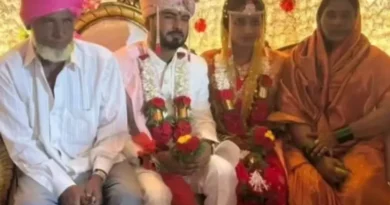 A symbol of love in times of hatred: A Muslim couple married their Hindu son according to Hindu customs.