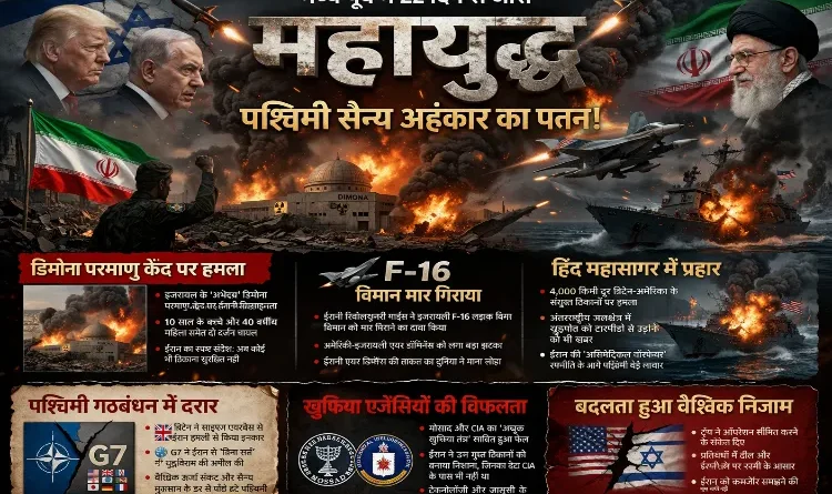 22 Days of the Iran-Israel War: Mossad-CIA Illusions Shattered; Precision Strikes on Dimona Nuclear Center and F-16s