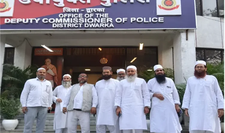 Jamiat Ulema takes action on Uttam Nagar incident, delegation meets DCP, demands peace and strict action