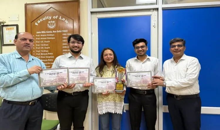 Jamia Dominates Sir Syed National Moot Court: Wins Best Memorial Award