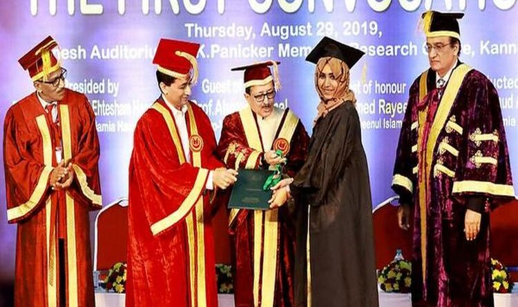 Jamia Hamdard's 15th Convocation: Gown Distribution Process Begins for Gold Medalists and Students, file photo