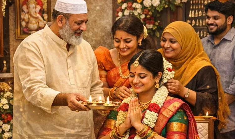 Chennai: Muslim Businessman Hosts Baby Shower for Hindu Employee, Wins Everyone's Hearts by Stepping in as a Brother