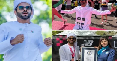 Kerala runner Sadiq Ahmed set a world record at the London Marathon while wearing an Emirati Kandura.