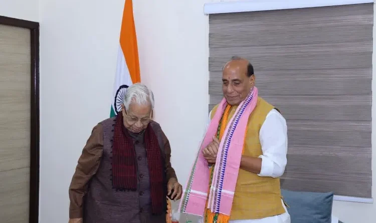 Dr. Ammar Meets Rajnath; Raises Major Issues Concerning Sitapur
