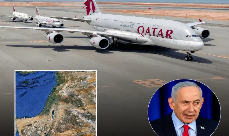Israel is missing from Qatar Airways' flight map—why?