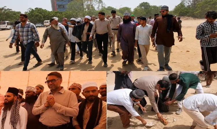 In Gurugram, following the Friday prayers, the Muslim community, in collaboration with the HSVP, conducted a cleanliness drive.