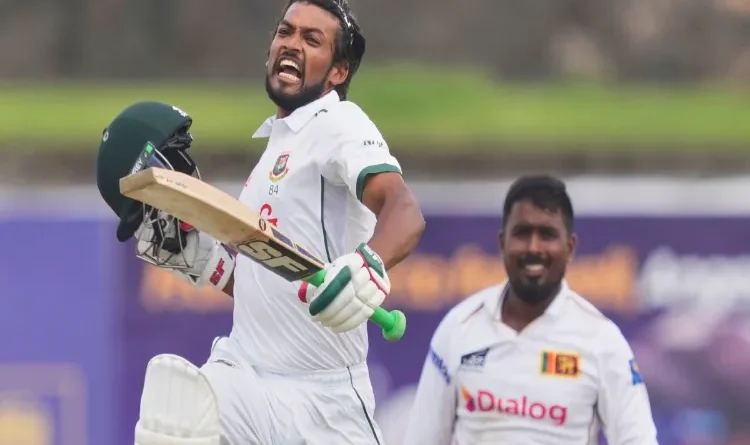 Mirpur Test: Najmul Hossain Shanto's Historic Century; Joins the Elite Club of Bradman and Hadlee