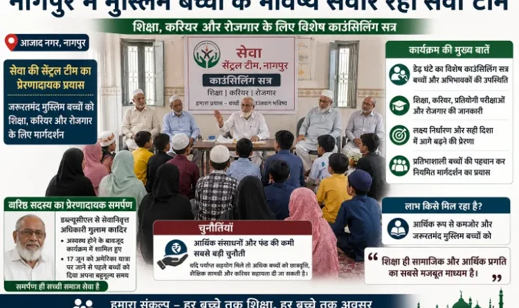 A unique service initiative by elders for the future of Muslim children in Nagpur.