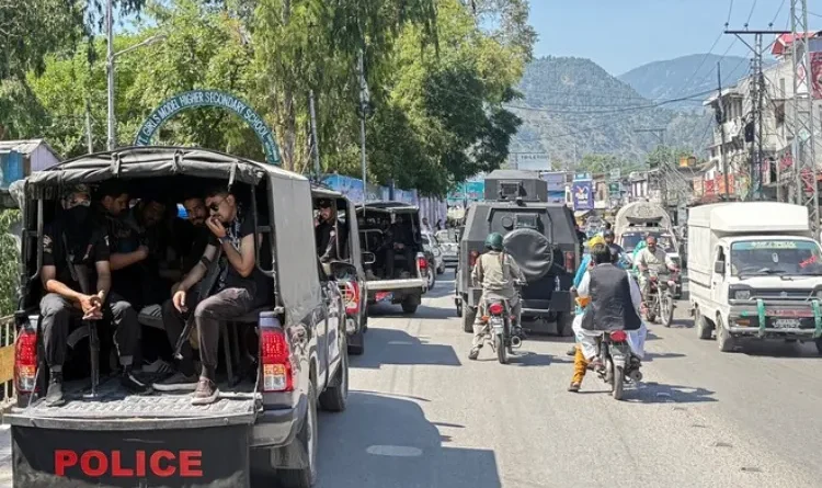 Internet shut down in PoK; Action Committee's long march begins.