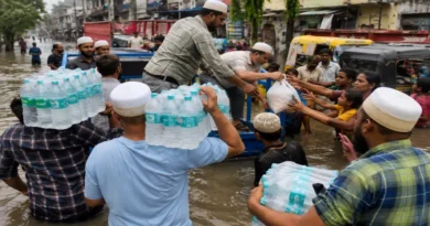 Putting past wounds aside, Muslim youths set an example of humanity by becoming saviours during the Gujarat floods.
