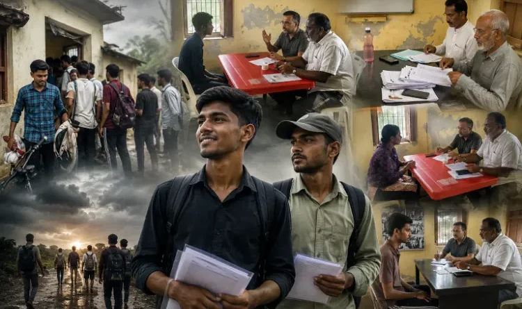 Youth from Maharashtra flock to free police recruitment coaching.