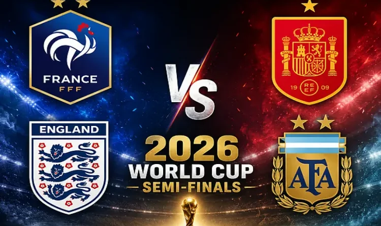 FIFA World Cup 2026: The semi-final match will take place between these powerhouse teams.