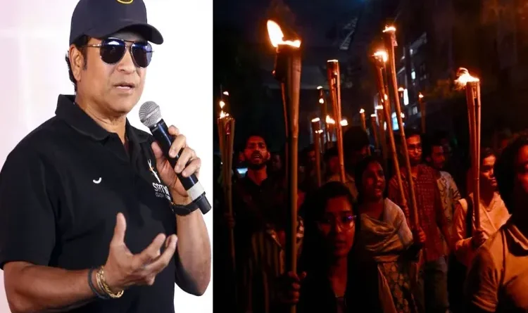 Sachin Tendulkar speaks on NEET exam controversy; CJP's protest intensifies.