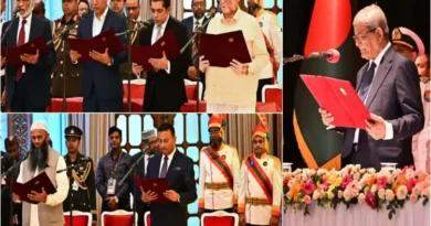 New ministers in Bangladesh get key portfolios.