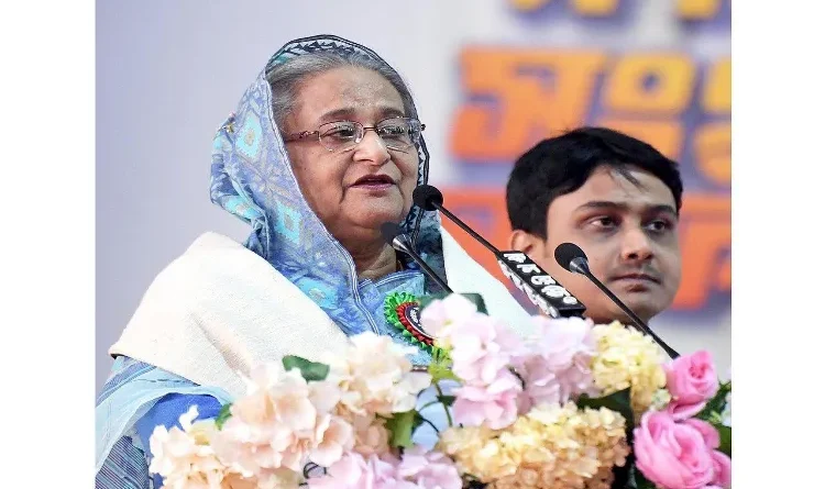 Controversy over Sheikh Hasina's address: India distances itself; media crackdown in Bangladesh.