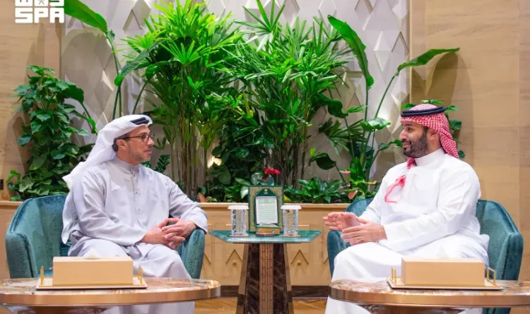 Increased diplomatic activity between Saudi Arabia and the UAE
