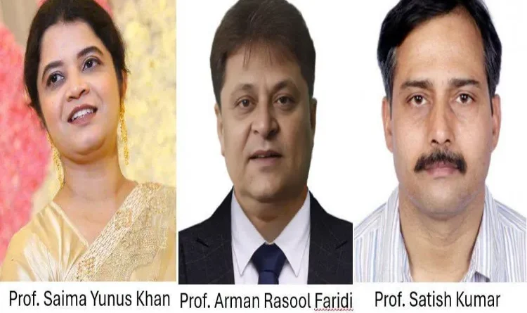 Saima Yunus, Arman Rasool, and Satish Kumar become members of the AMU Court.