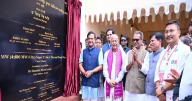 The Chief Minister of Assam laid the foundation stone for an Adani power project on land cleared by evicting 1,400 Muslim families.