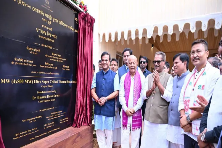 The Chief Minister of Assam laid the foundation stone for an Adani power project on land cleared by evicting 1,400 Muslim families.