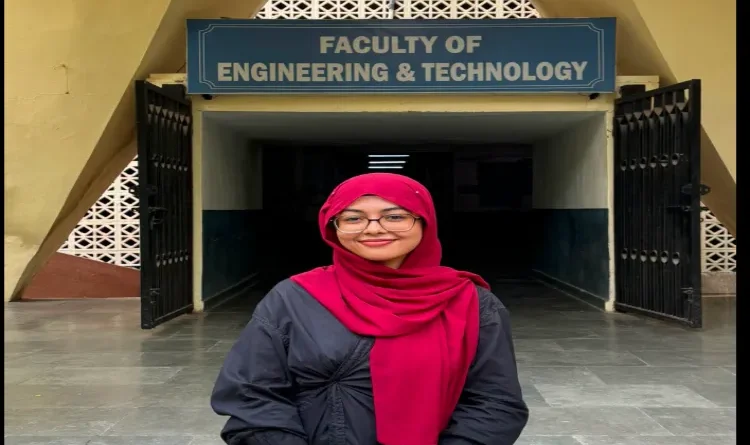 Jamia student Sufia Ansari secures third place in the Scholar Challenge.