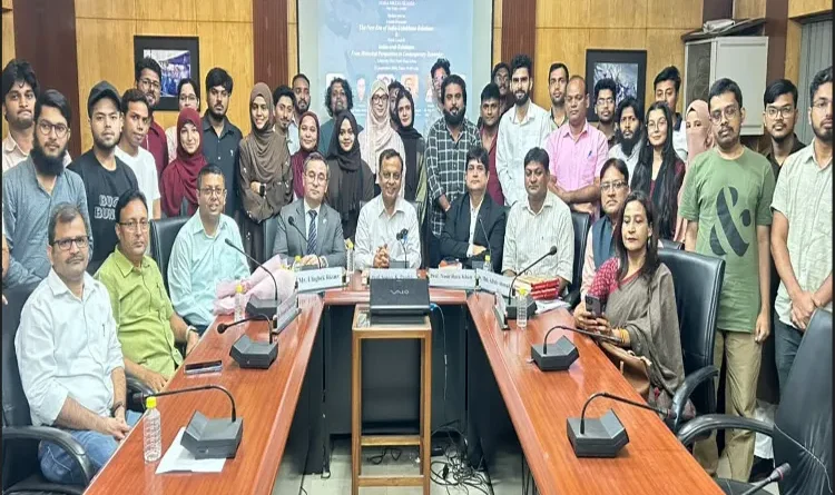 Discussion on India-Uzbekistan relations at Jamia
