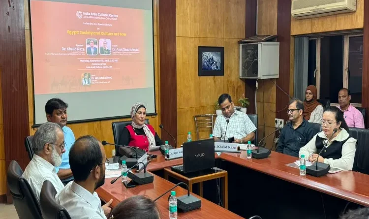 Special lecture at Jamia to gain a deeper understanding of Egyptian culture.