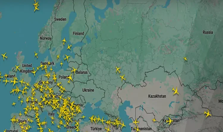 UAE airlines on alert regarding Russian airspace; flights at risk following drone warning.