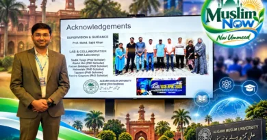 AMU researcher Faisal Farooqui presented his research in Malaysia.