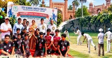 Thrills of sport at AMU schools; prowess displayed in basketball and cricket.