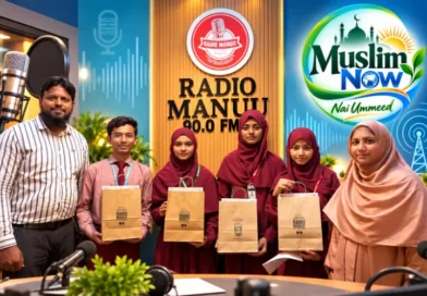 Four students from MANUU Model School won awards at the science fair.