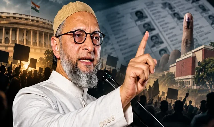 Owaisi questioned on keeping distance from the SIR movement; debate intensifies over AIMIM's politics.