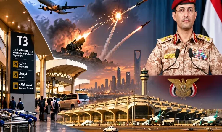 Riyadh airport closed; 61 flights cancelled and 9,269 passengers affected.