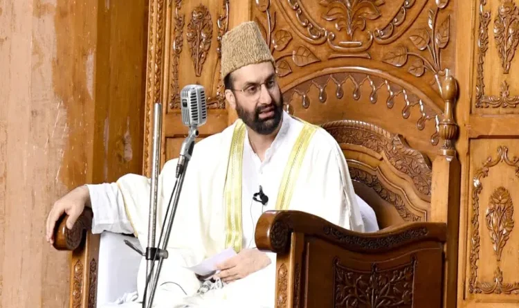 The message of faith resonated in unison across mosques in Kashmir; Mirwaiz delivered the sermon.